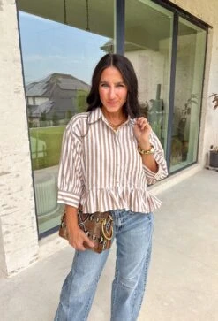 Read My Mind Stripe Top -Modern Women Wear WEB ReadMyMindStripeTop3