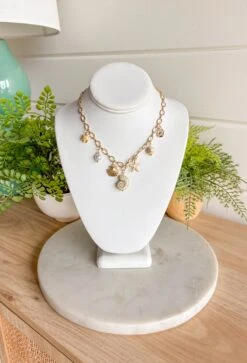 Seashells And Sunshine Necklace -Modern Women Wear WEB SeashellsAndSunshineNecklace1