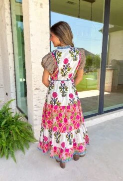 Seize The Day Floral Midi Dress 15 Seize The Day Floral Midi Dress -Modern Women Wear WEB SeizeTheDayFloralMidiDress1