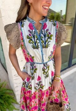 Seize The Day Floral Midi Dress 10 Seize The Day Floral Midi Dress -Modern Women Wear WEB SeizeTheDayFloralMidiDress2