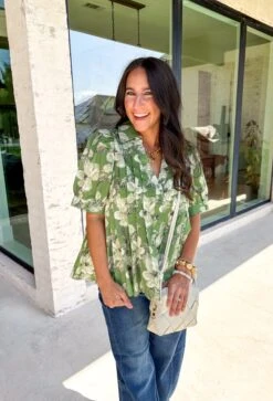 Skip To The Good Part Floral Top