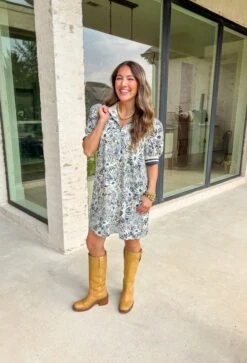 Sonoma Charm Floral Dress 11 Sonoma Charm Floral Dress -Modern Women Wear WEB SonomaCharmFloralDress1