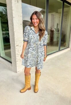 Sonoma Charm Floral Dress 10 Sonoma Charm Floral Dress -Modern Women Wear WEB SonomaCharmFloralDress3