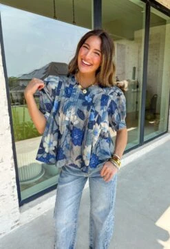 Sonoma Charm Floral Top -Modern Women Wear WEB SonomaCharmFloralTop1
