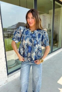 Sonoma Charm Floral Top -Modern Women Wear WEB SonomaCharmFloralTop2