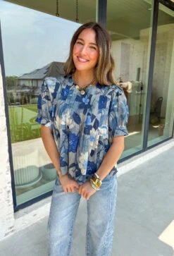 Sonoma Charm Floral Top
