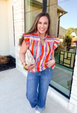 Spring Fling Ruffle Top -Modern Women Wear WEB SpringFlingRuffleTop3