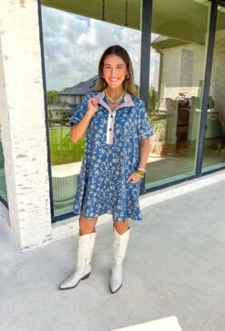 Stay Connected Floral Dress