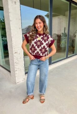 Sweet Temptation Floral Sweater -Modern Women Wear WEB SweetTemptationFloralSweater2