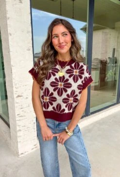 Sweet Temptation Floral Sweater