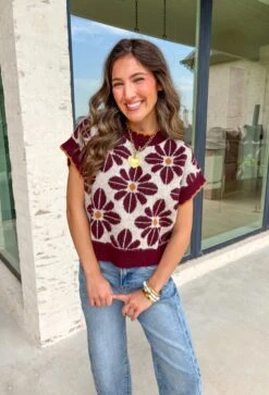 Sweet Temptation Floral Sweater -Modern Women Wear WEB SweetTemptationFloralSweater4