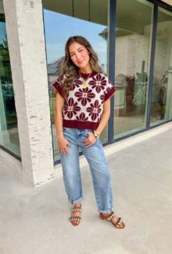 Sweet Temptation Floral Sweater -Modern Women Wear WEB SweetTemptationFloralSweater7