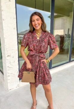 Thankful Moment Floral Dress -Modern Women Wear WEB ThankfulMomentsFloralDress4