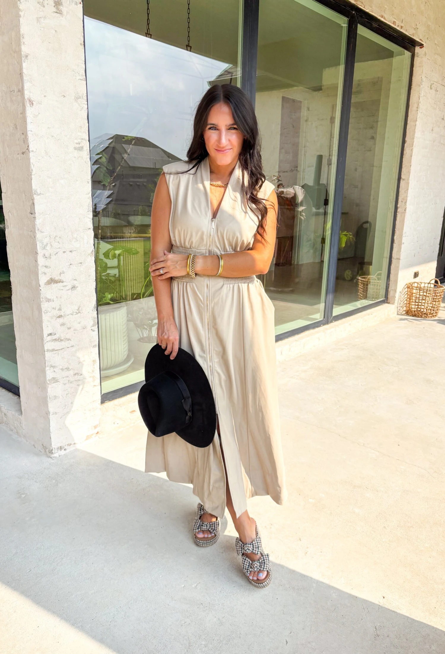 Think On It Midi Dress In Faux Leather 2 Think On It Midi Dress In Faux Leather - Image 2