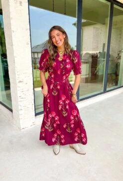 Triple Take Floral Midi Dress -Modern Women Wear WEB TripleTakeFloralMidiDress5