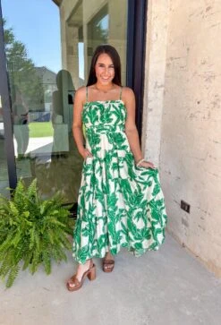 Tropical Escape Midi Dress
