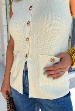 Worth The Risk Sweater Vest -Modern Women Wear WEB WorthTheRiskSweaterVest2