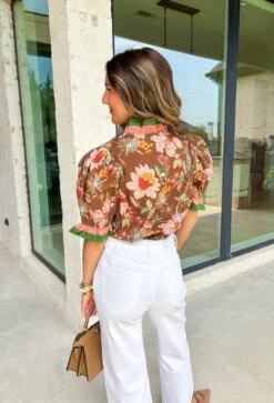 Worth The Wait Floral Top -Modern Women Wear WEB WorthTheWaitFloralTop1