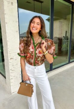 Worth The Wait Floral Top -Modern Women Wear WEB WorthTheWaitFloralTop5