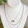 Why Not Silver Chain Necklace