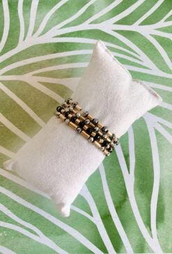 Brie Bracelet Set In Black