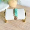 Coastal Call Bracelet Set In Mint