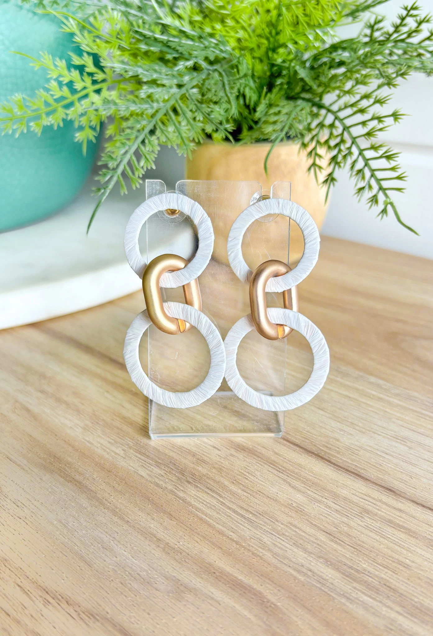 Different Views Earrings In Ivory 1 Different Views Earrings In Ivory