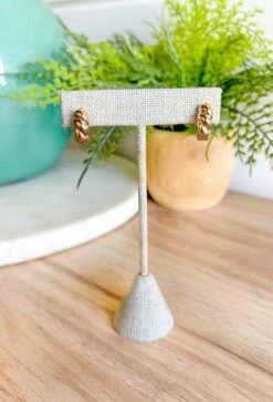 Endless Questions Huggie Earrings