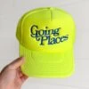 Friday + Saturday: Going Places Trucker In Yellow