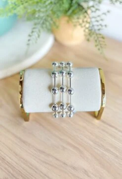 Kimmy Bracelet Set In Silver