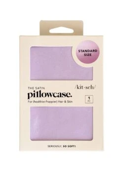 Kitsch Satin Pillowcase In Lavender