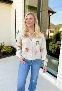 Put A Bow On It Cardigan