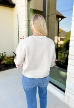 Put A Bow On It Cardigan -Modern Women Wear putabowonitcardigan5