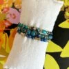 Talk Later Bracelet Set In Teal