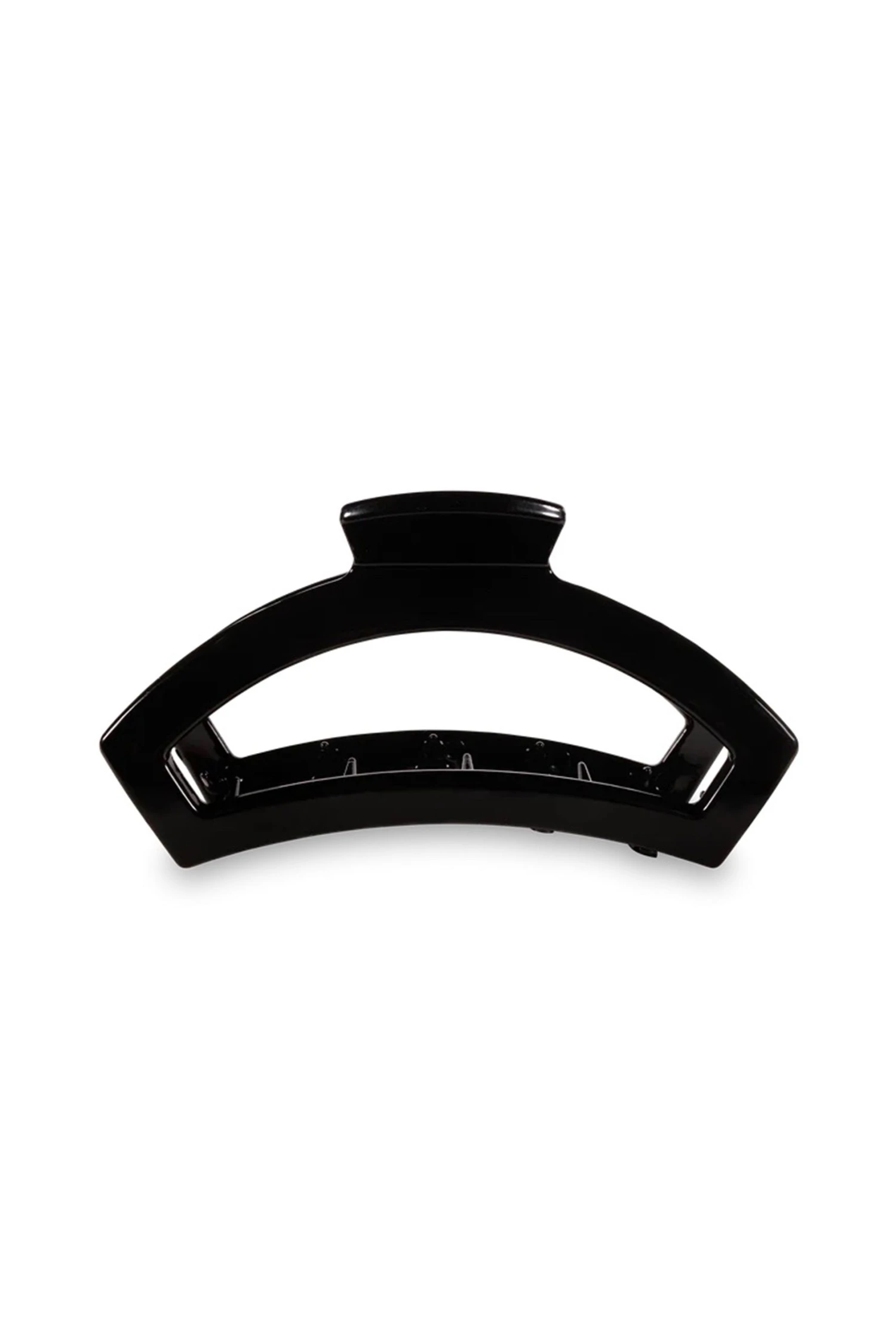 TELETIES Medium Open Hair Clip In Jet Black 1 TELETIES Medium Open Hair Clip In Jet Black